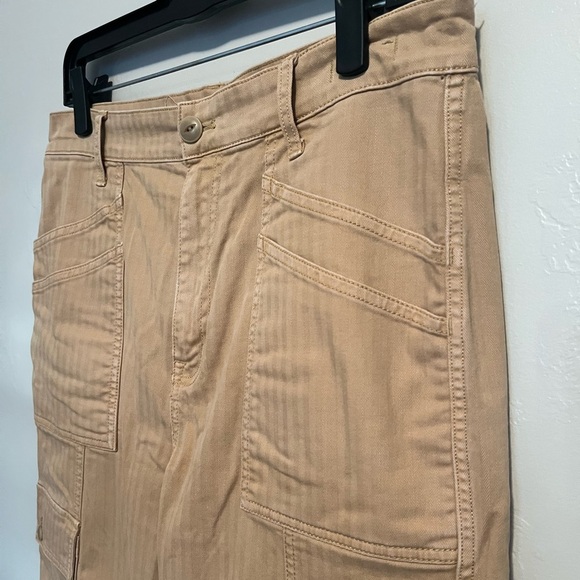 Madewell The Garment-Dyed '90s Straight Cargo Pant in Sand Dune Women's 29 - Picture 6 of 16